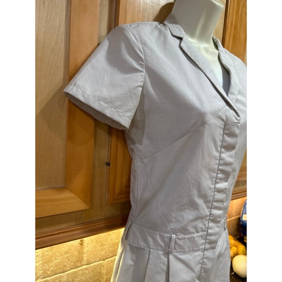 Alexander Wang S/S Crisp Poplin Mini Shirt Dress Size S Cream Tan Like New - Picture 2 of 10